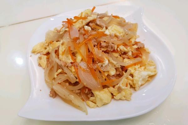 洋葱胡萝卜炒鸡蛋的做法图解7