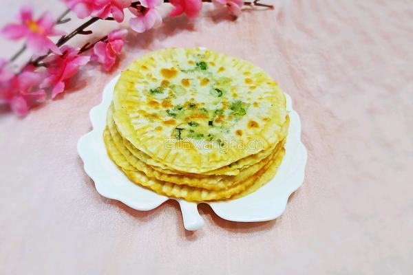 饺子皮葱花饼（快手早餐）