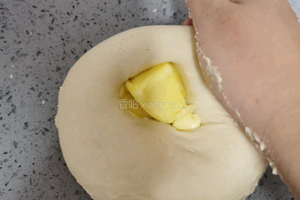 蜜豆土司的做法图解4