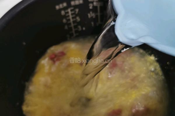 赤豆莲子红薯苞谷臻的做法图解5
