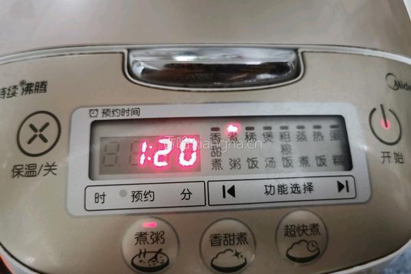 赤豆莲子红薯苞谷臻的做法图解7