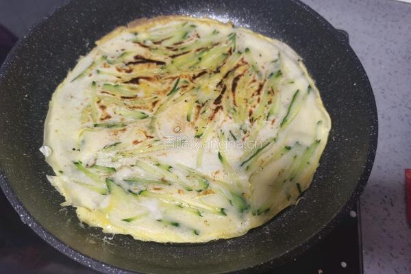 黄瓜鸡蛋饼的做法图解11