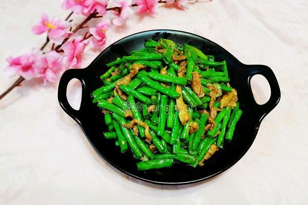 豇豆炒肉的做法图解18