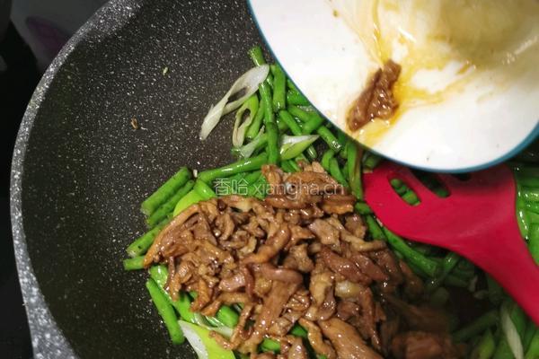 豇豆炒肉的做法图解16