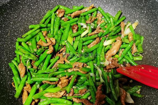 豇豆炒肉的做法图解17