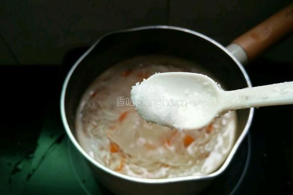 南瓜肉末面线的做法图解8