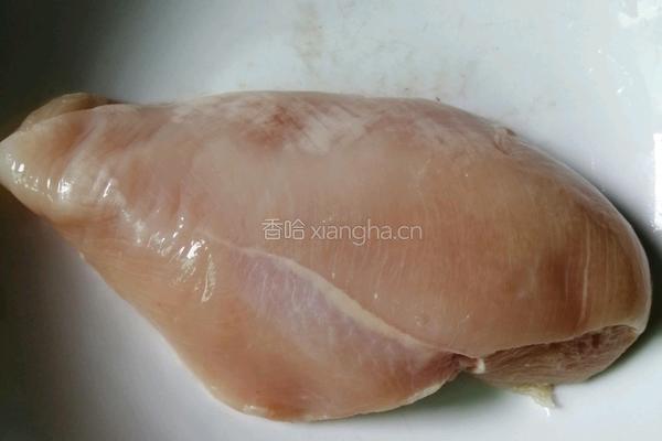 辣椒叶鸡肉片汤的做法图解1