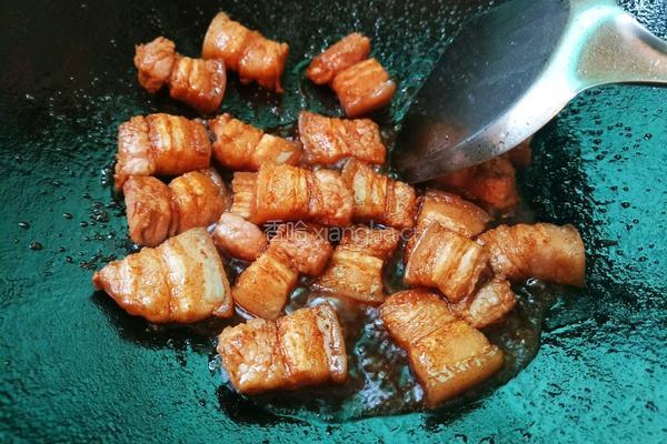 腐竹烧肉的做法图解4