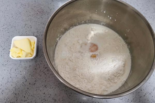 蜜豆土司的做法图解2