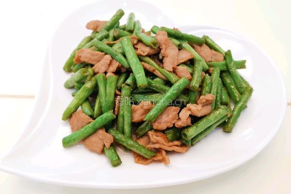 豆角炒肉的做法图解11