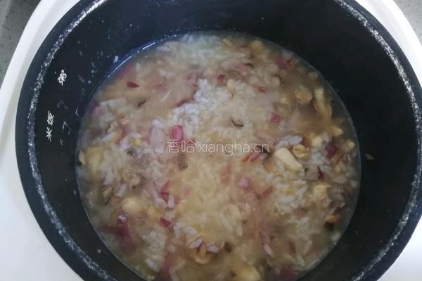 香菇鸡肉粥的做法图解13