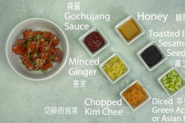 韩式烤肉味智利三文鱼块的做法图解5