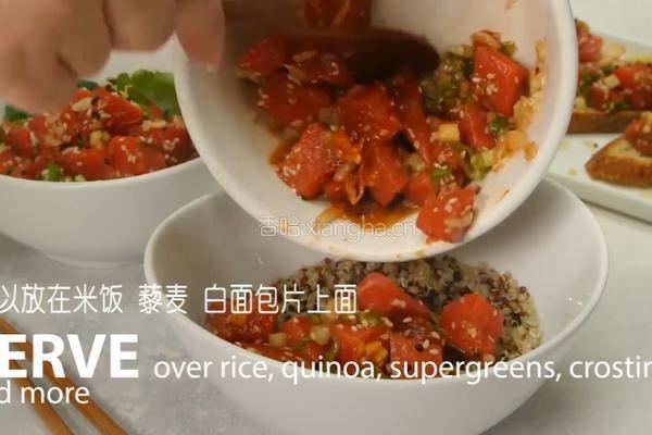 韩式烤肉味智利三文鱼块的做法图解6