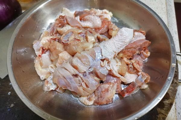 炒鸡肉的做法图解3