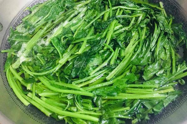 菠菜虾仁炒鸡蛋的做法图解1