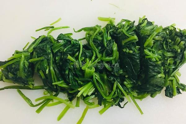 菠菜虾仁炒鸡蛋的做法图解3