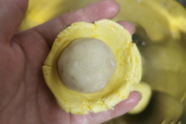 南瓜芸豆糯米饼的做法图解9