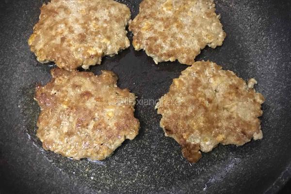 豆腐鸡肉饼的做法图解11