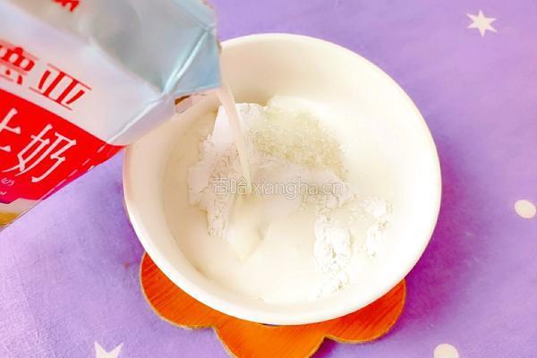 火龙果芒果煎饼的做法图解4