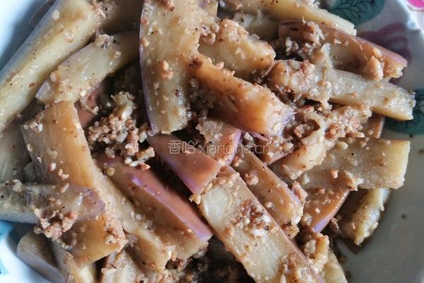 蒜香肉沫茄子的做法图解5