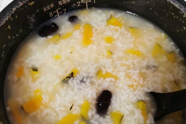 南瓜蜜枣大米粥的做法图解9