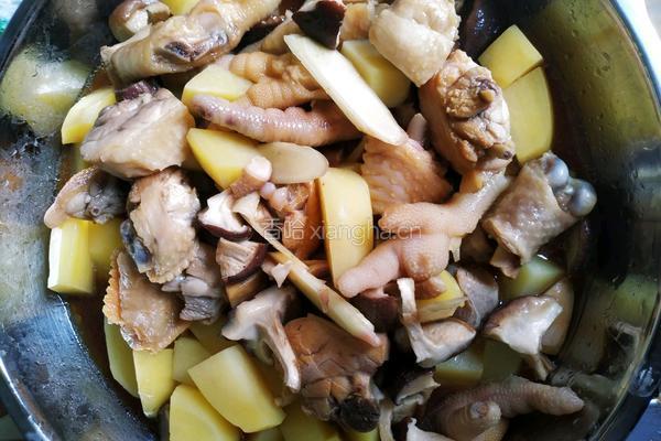 清蒸香菇土豆滑鸡的做法图解5