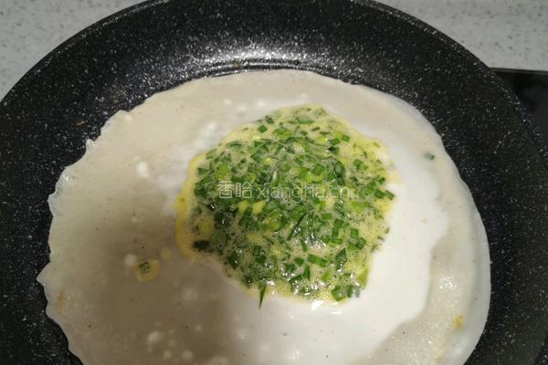 韭菜鸡蛋煎饼的做法图解12