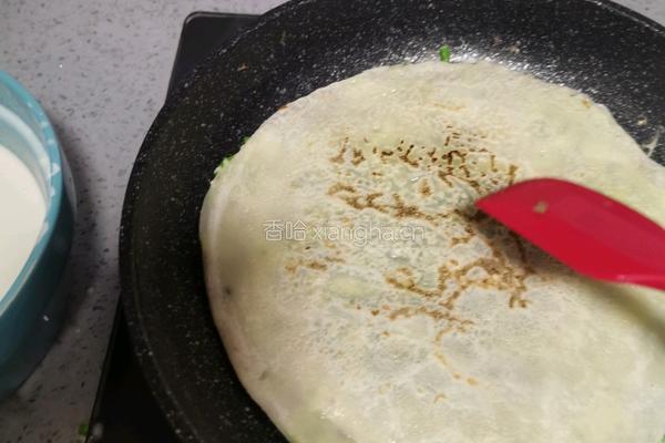 韭菜鸡蛋煎饼的做法图解14