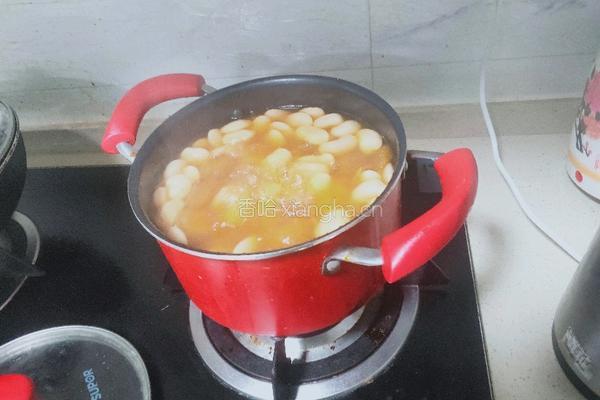 话梅芸豆的做法图解2