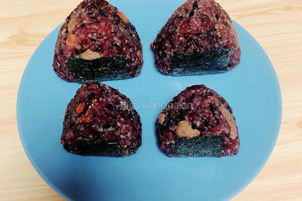 白果藜麦黑米饭团 | 谷物能量餐的做法图解9