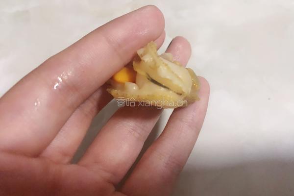 蒜蓉扇贝肉蒸粉丝的做法图解3