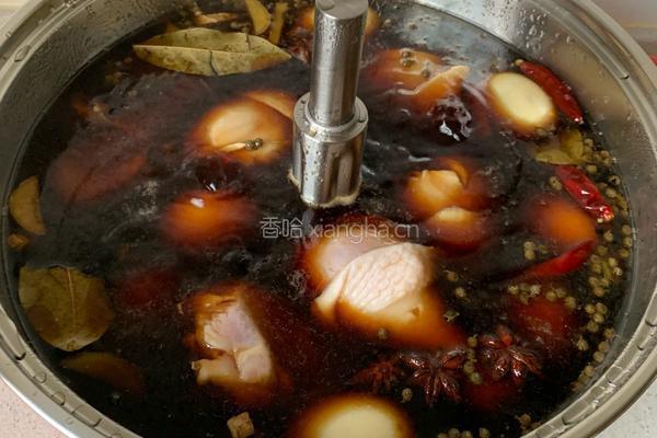 卤鸡腿卤蛋双拼的做法图解6