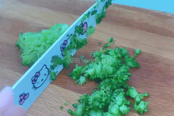 西兰花奶酪饭团的做法图解2