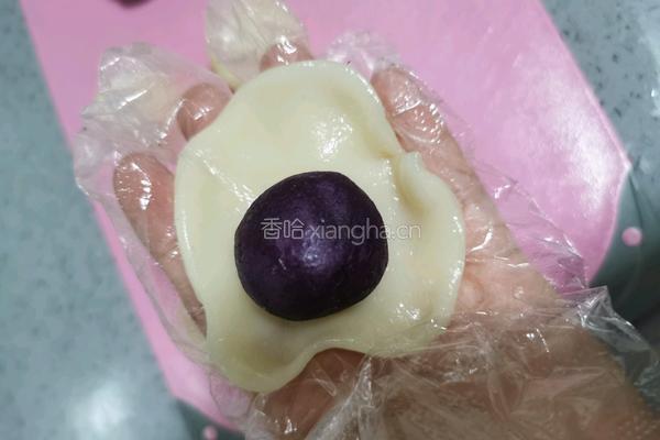 可可豆沙冰皮月饼的做法图解13