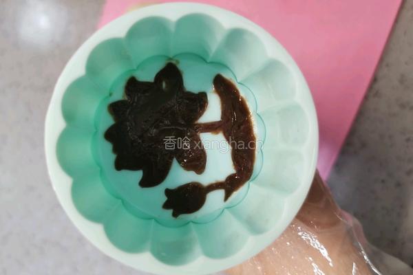 可可豆沙冰皮月饼的做法图解16