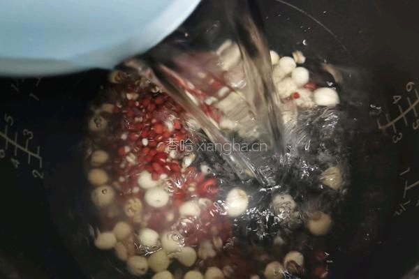 红豆薏米莲子汤的做法图解7