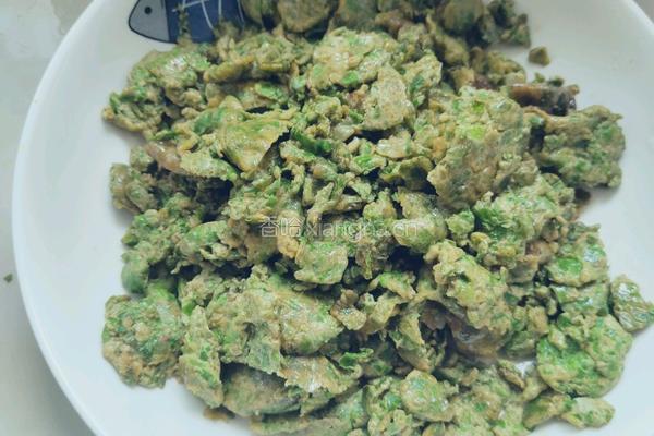 芹菜叶炒鸡蛋的做法图解9