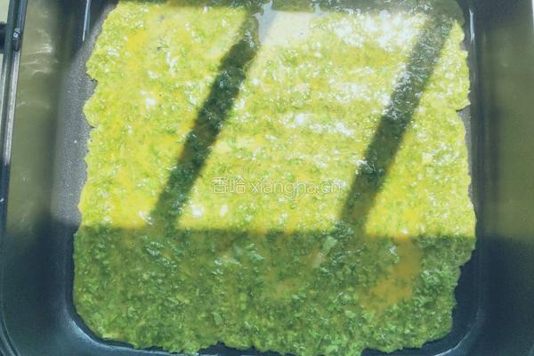 芹菜叶炒鸡蛋的做法图解7