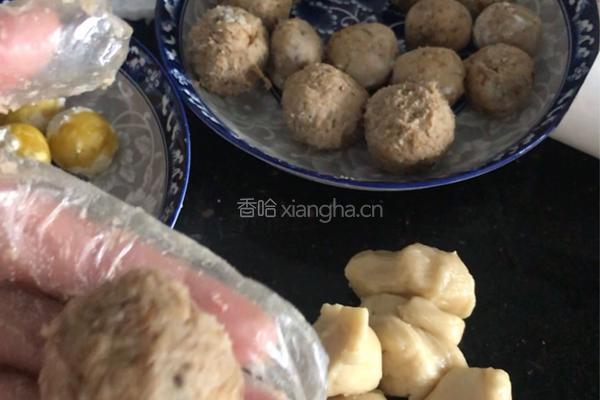 莲蓉肉松馅广式月饼的做法图解8