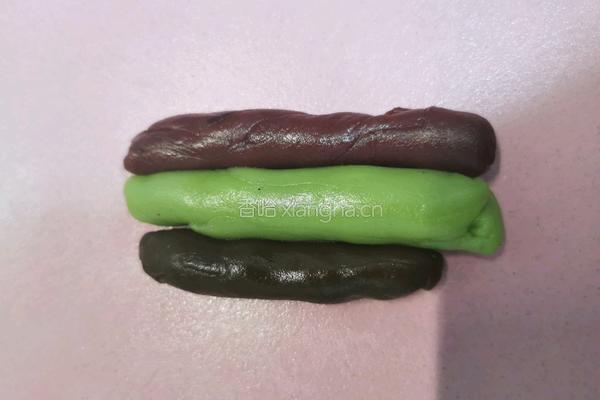 三色冰皮月饼的做法图解10