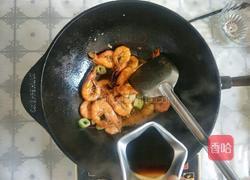 中式炒菜の铁锅鲜虾白菜的做法图解6