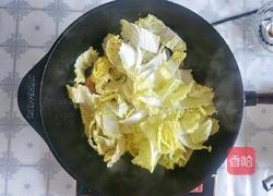 中式炒菜の铁锅鲜虾白菜的做法图解7