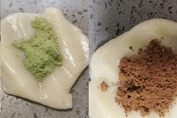双色冰皮月饼的做法图解7