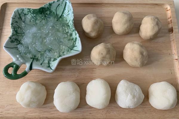 燕窝冰皮月饼的做法图解8