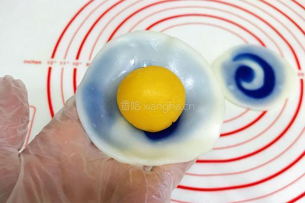 青花瓷冰皮月饼的做法图解13