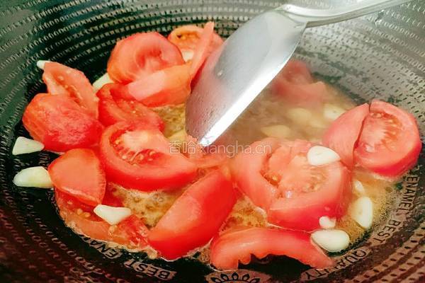 西红柿炒蒲菜的做法图解8