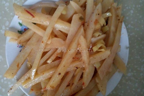 酸辣土豆丝的做法图解4
