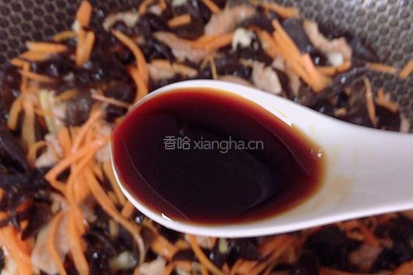 银芽炒三丝的做法图解8