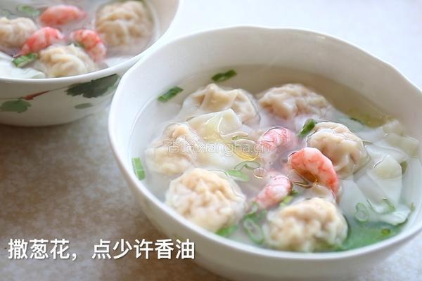 加拿大北极虾鲜肉云吞的做法图解8