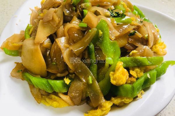 蛋炒河粉的做法图解4
